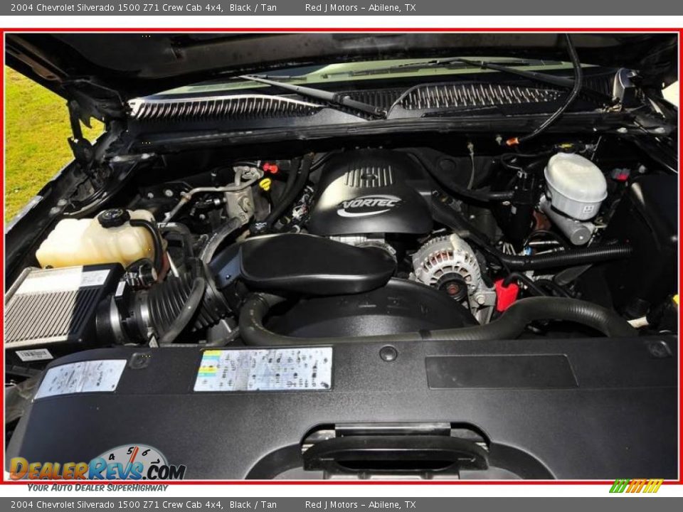 2004 Chevrolet Silverado 1500 Z71 Crew Cab 4x4 Black / Tan Photo #23