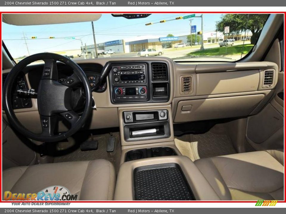 2004 Chevrolet Silverado 1500 Z71 Crew Cab 4x4 Black / Tan Photo #26