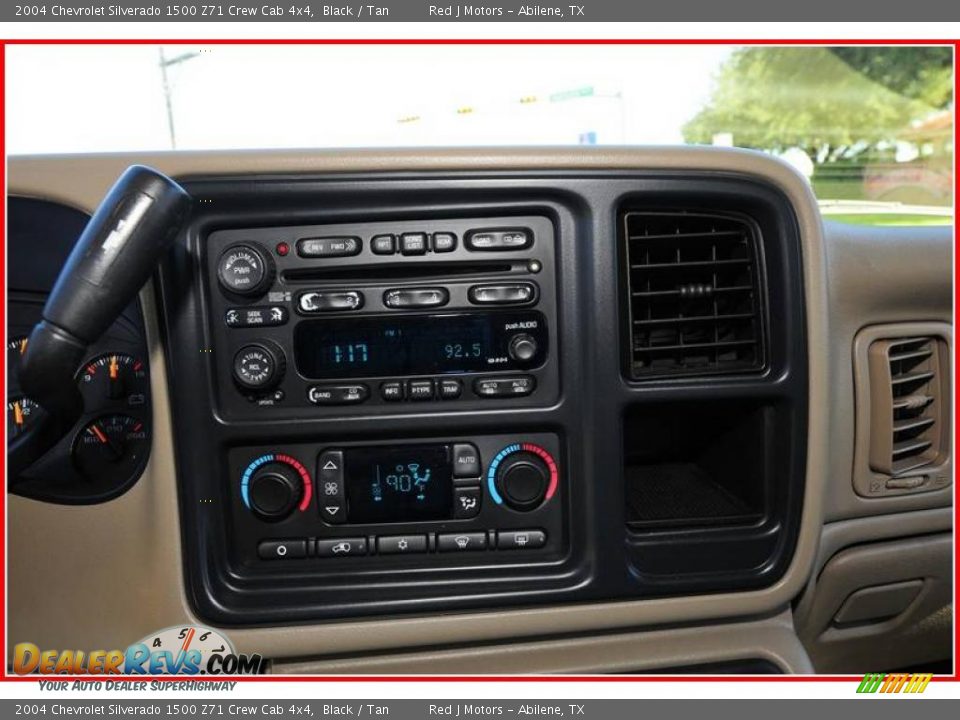 2004 Chevrolet Silverado 1500 Z71 Crew Cab 4x4 Black / Tan Photo #28