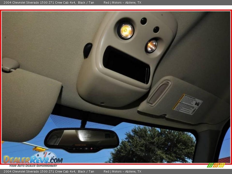 2004 Chevrolet Silverado 1500 Z71 Crew Cab 4x4 Black / Tan Photo #29