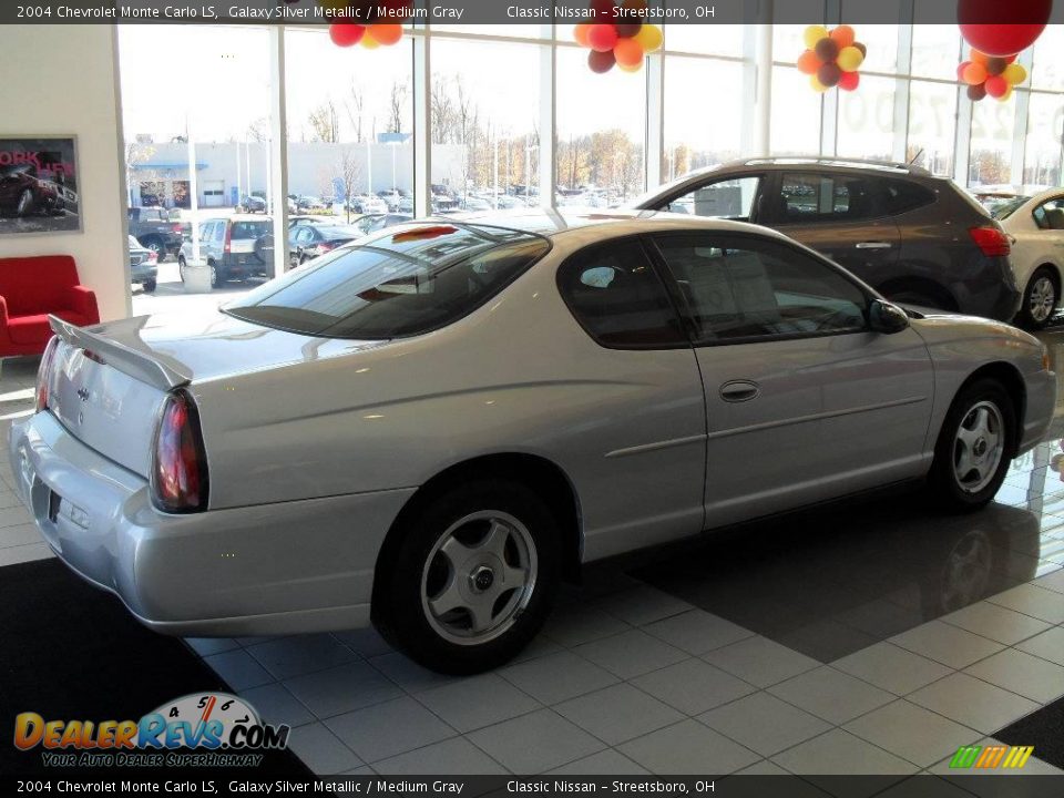 2004 Chevrolet Monte Carlo LS Galaxy Silver Metallic / Medium Gray Photo #3