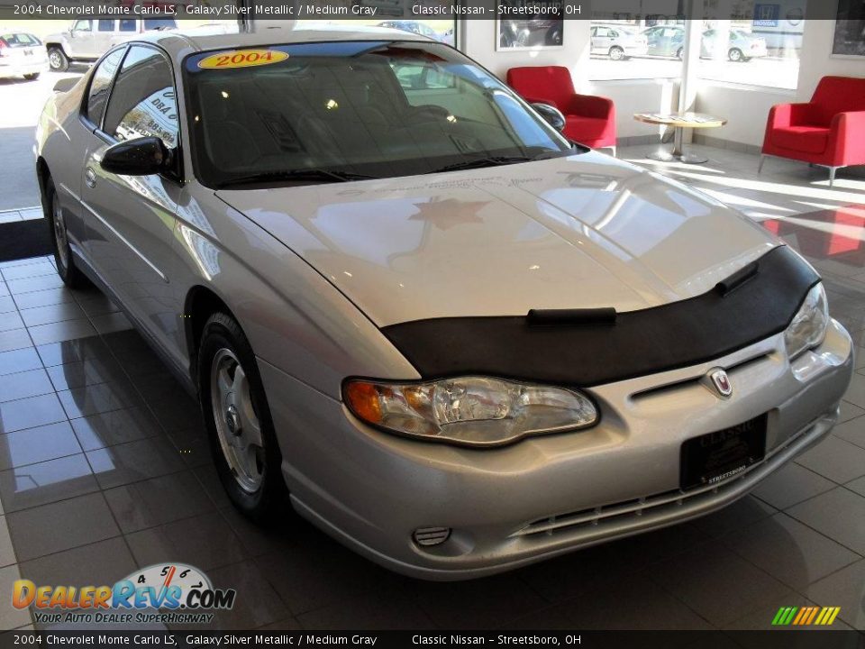 2004 Chevrolet Monte Carlo LS Galaxy Silver Metallic / Medium Gray Photo #4