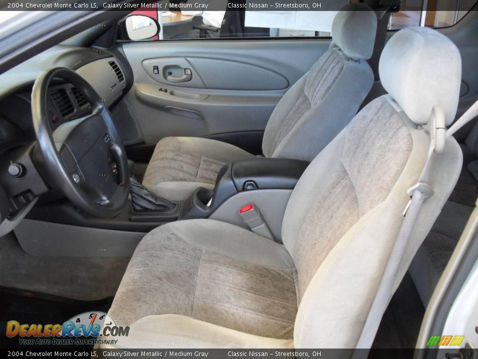 2004 Chevrolet Monte Carlo LS Galaxy Silver Metallic / Medium Gray Photo #13