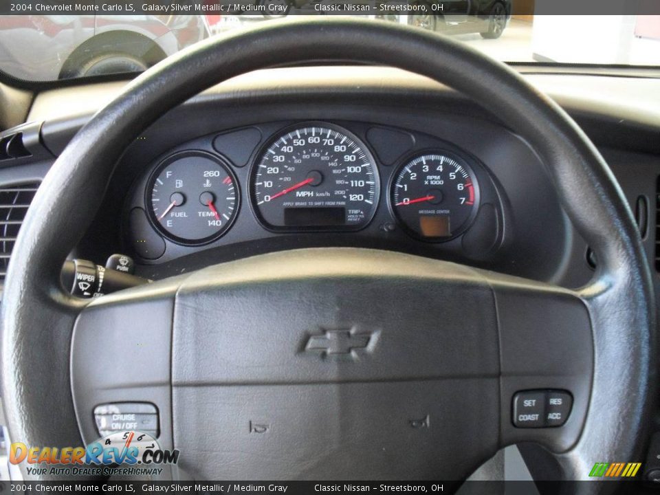2004 Chevrolet Monte Carlo LS Galaxy Silver Metallic / Medium Gray Photo #21