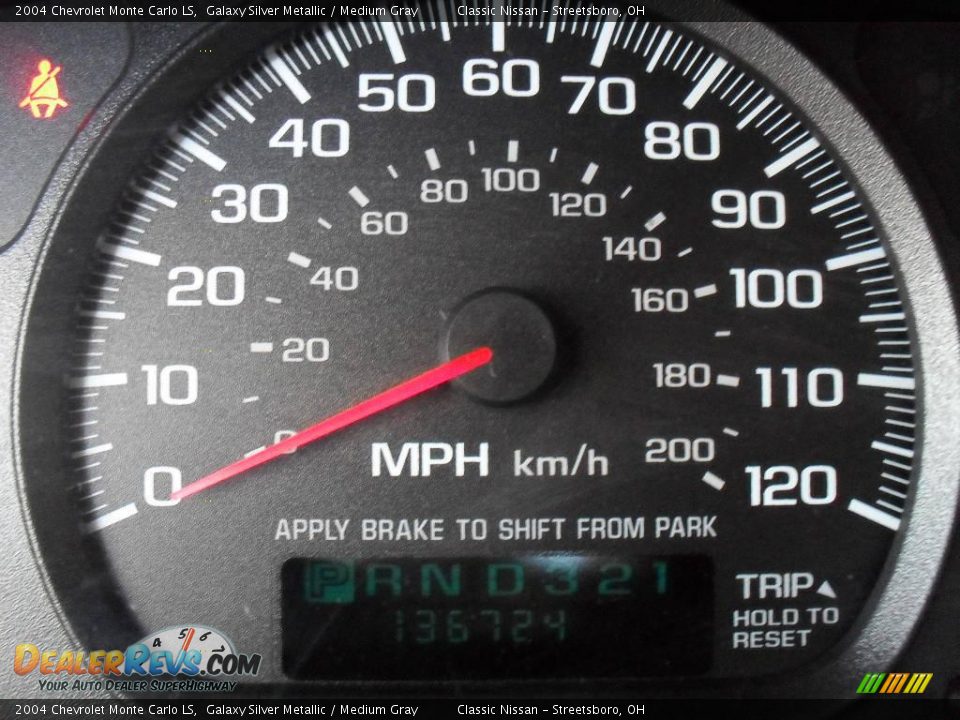 2004 Chevrolet Monte Carlo LS Galaxy Silver Metallic / Medium Gray Photo #25