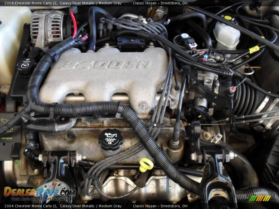 2004 Chevrolet Monte Carlo LS Galaxy Silver Metallic / Medium Gray Photo #32