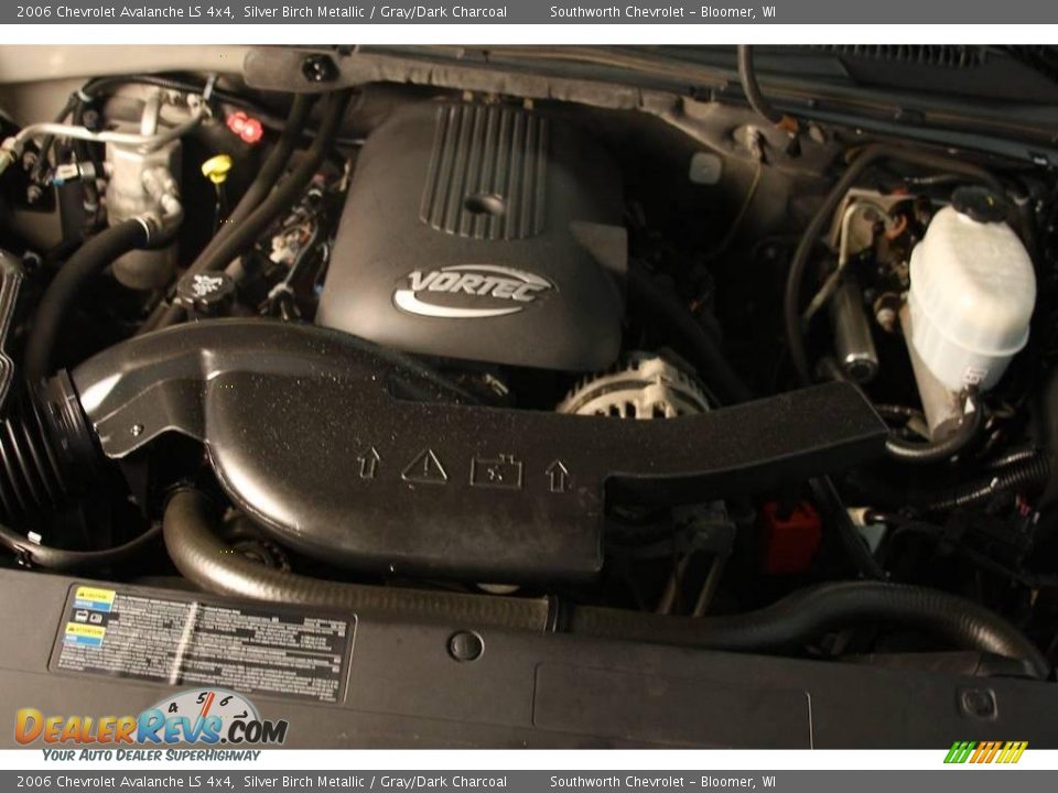 2006 Chevrolet Avalanche LS 4x4 Silver Birch Metallic / Gray/Dark Charcoal Photo #13