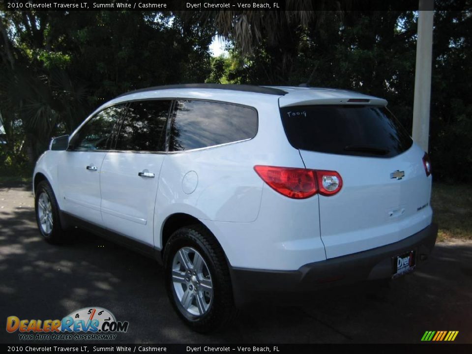 2010 Chevrolet Traverse LT Summit White / Cashmere Photo #5