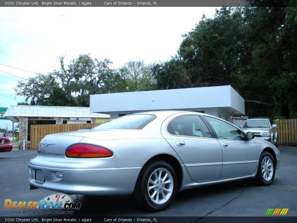 2000 Chrysler LHS Bright Silver Metallic / Agate Photo #5