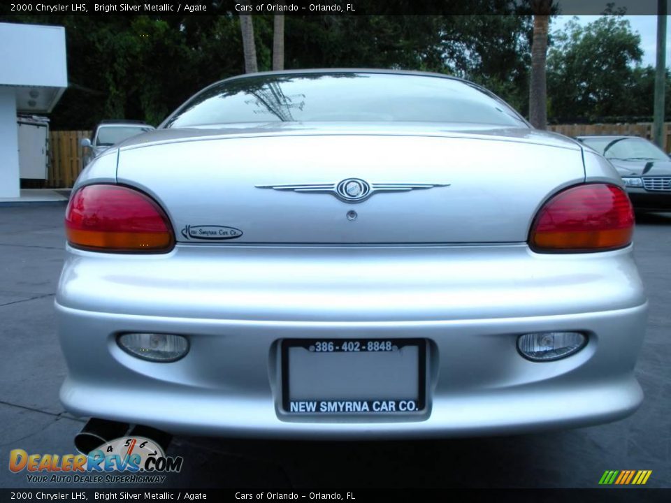 2000 Chrysler LHS Bright Silver Metallic / Agate Photo #6