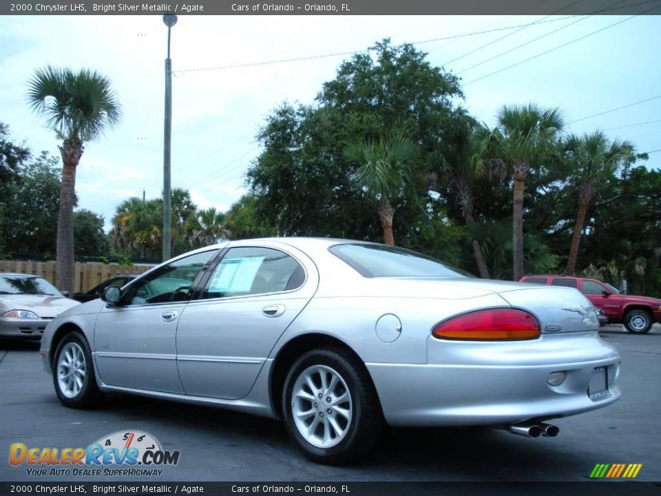 2000 Chrysler LHS Bright Silver Metallic / Agate Photo #7
