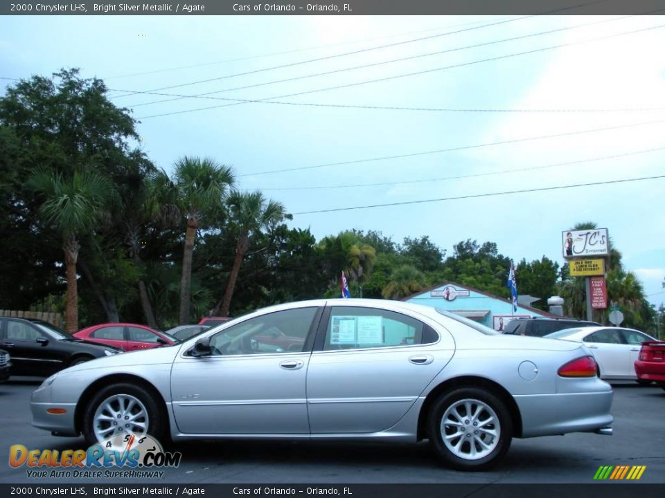 2000 Chrysler LHS Bright Silver Metallic / Agate Photo #8