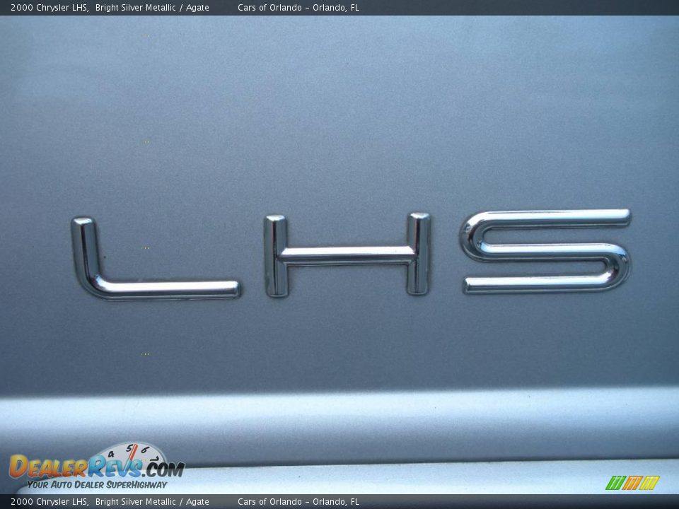 2000 Chrysler LHS Bright Silver Metallic / Agate Photo #10