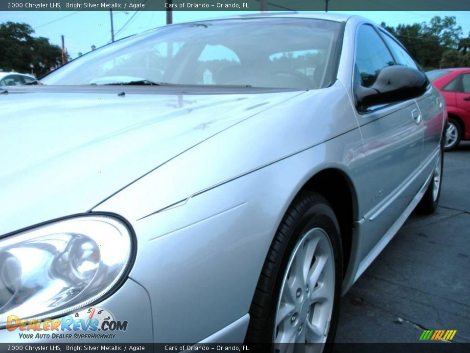 2000 Chrysler LHS Bright Silver Metallic / Agate Photo #12