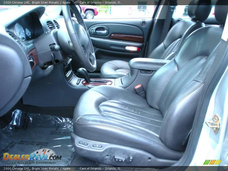 2000 Chrysler LHS Bright Silver Metallic / Agate Photo #14