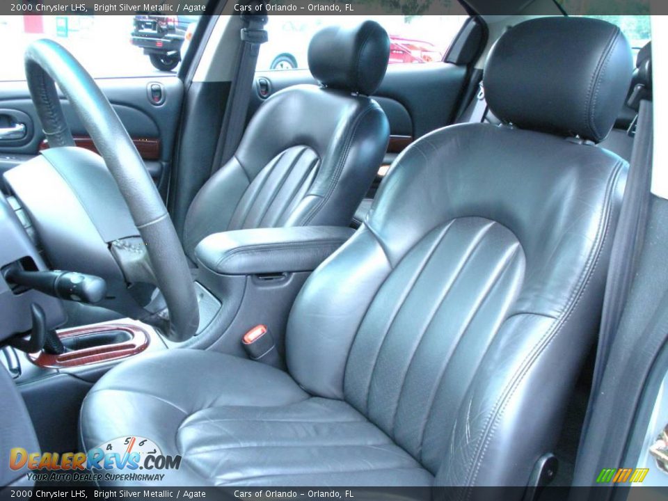 2000 Chrysler LHS Bright Silver Metallic / Agate Photo #15