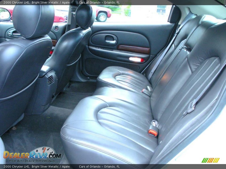 2000 Chrysler LHS Bright Silver Metallic / Agate Photo #16