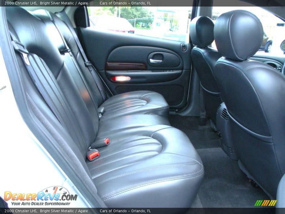 2000 Chrysler LHS Bright Silver Metallic / Agate Photo #18