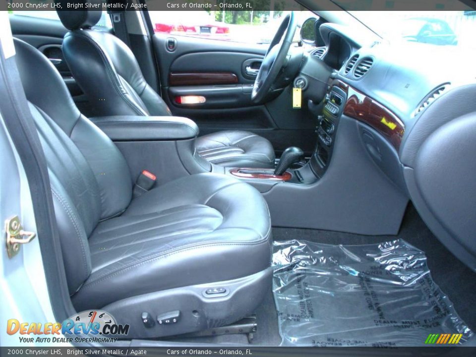 2000 Chrysler LHS Bright Silver Metallic / Agate Photo #20