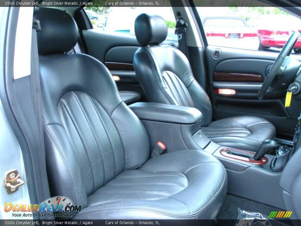 2000 Chrysler LHS Bright Silver Metallic / Agate Photo #21