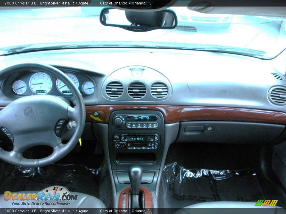 2000 Chrysler LHS Bright Silver Metallic / Agate Photo #22