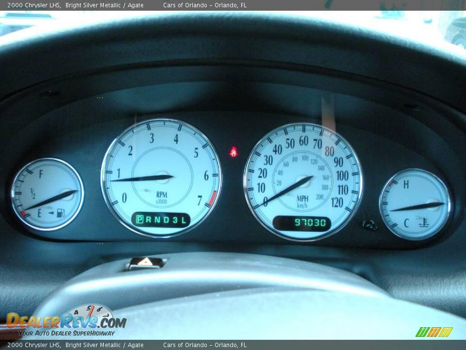 2000 Chrysler LHS Bright Silver Metallic / Agate Photo #24