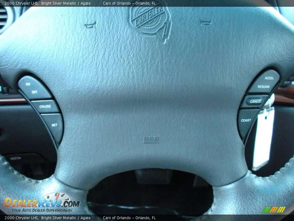 2000 Chrysler LHS Bright Silver Metallic / Agate Photo #30
