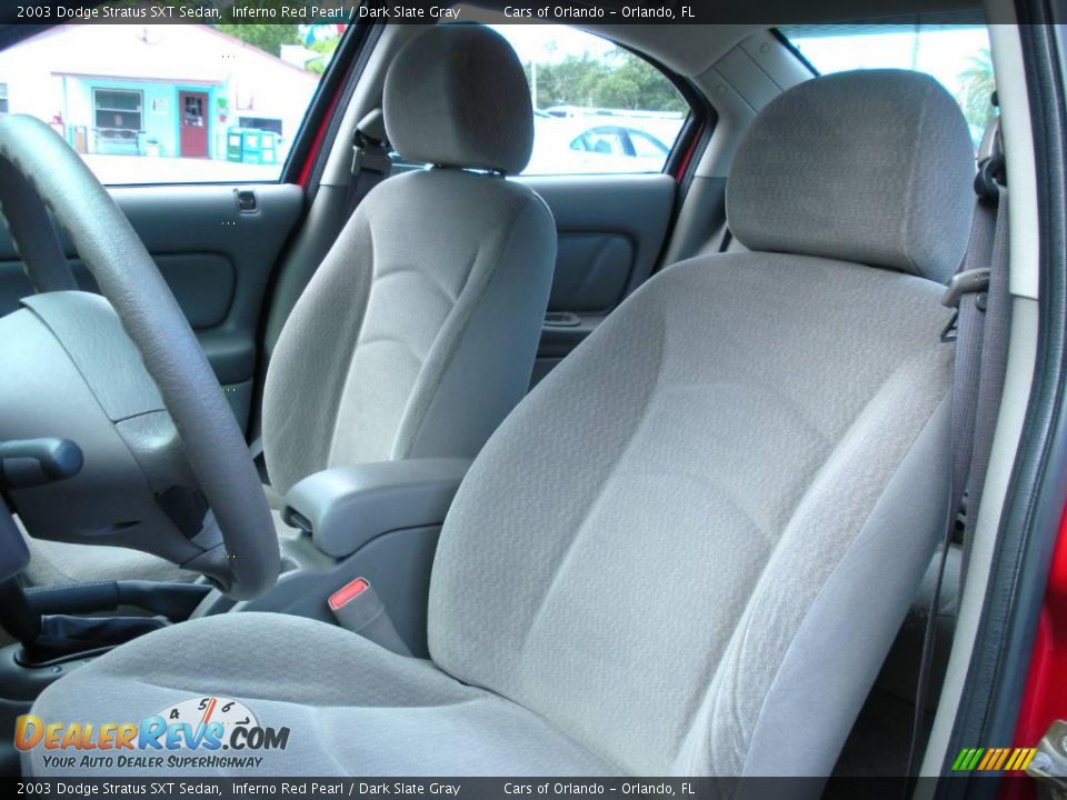 2003 Dodge Stratus SXT Sedan Inferno Red Pearl / Dark Slate Gray Photo #15