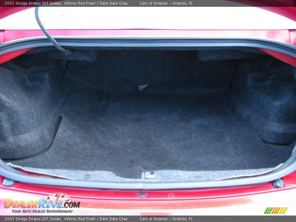 2003 Dodge Stratus SXT Sedan Inferno Red Pearl / Dark Slate Gray Photo #30
