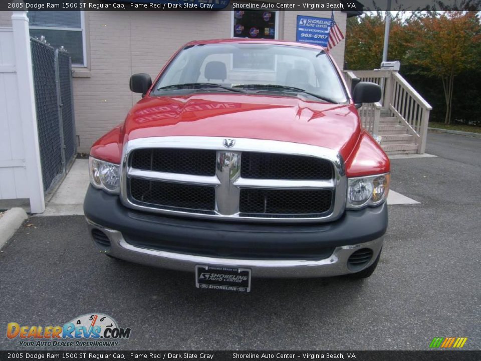 2005 Dodge Ram 1500 ST Regular Cab Flame Red / Dark Slate Gray Photo #1
