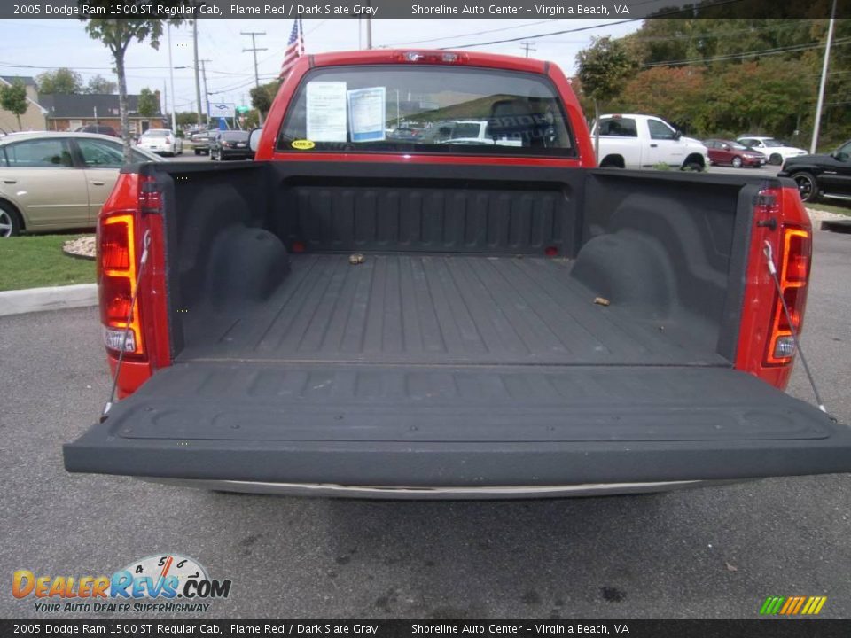 2005 Dodge Ram 1500 ST Regular Cab Flame Red / Dark Slate Gray Photo #6