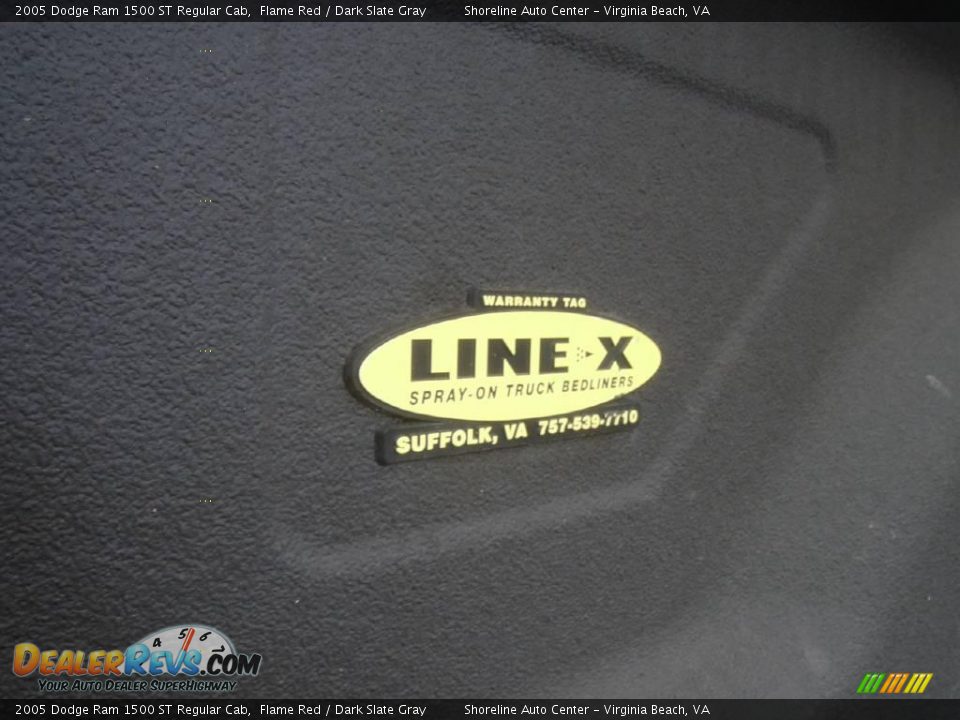 2005 Dodge Ram 1500 ST Regular Cab Flame Red / Dark Slate Gray Photo #7