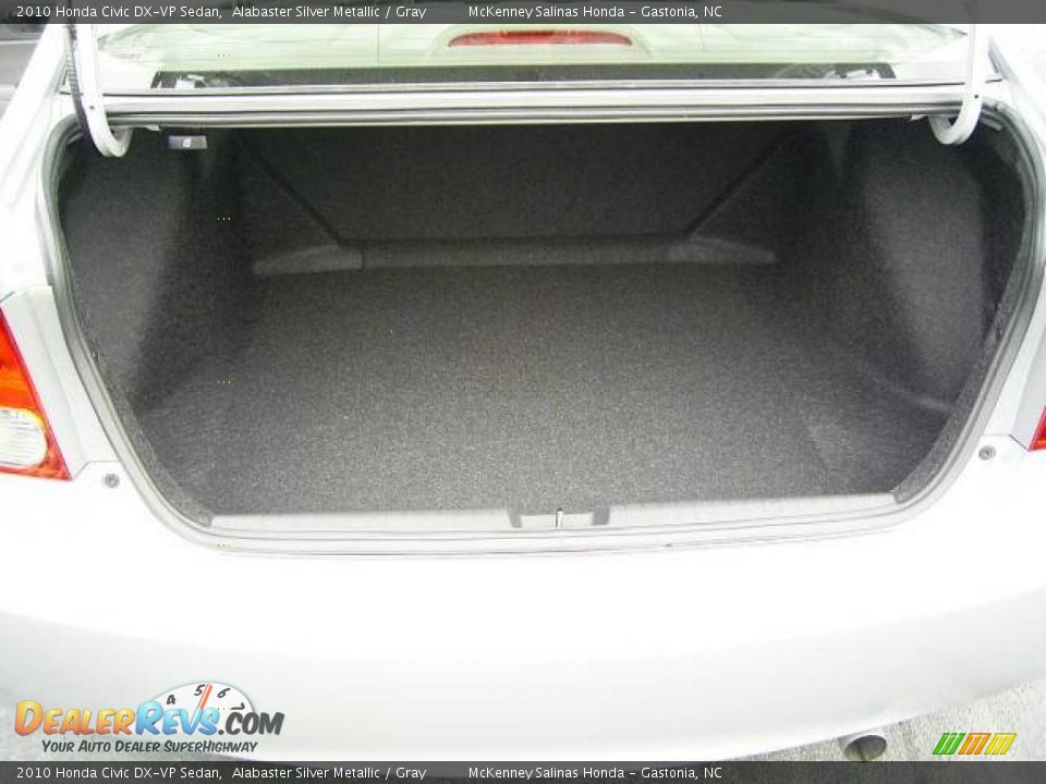 2010 Honda Civic DX-VP Sedan Alabaster Silver Metallic / Gray Photo #13