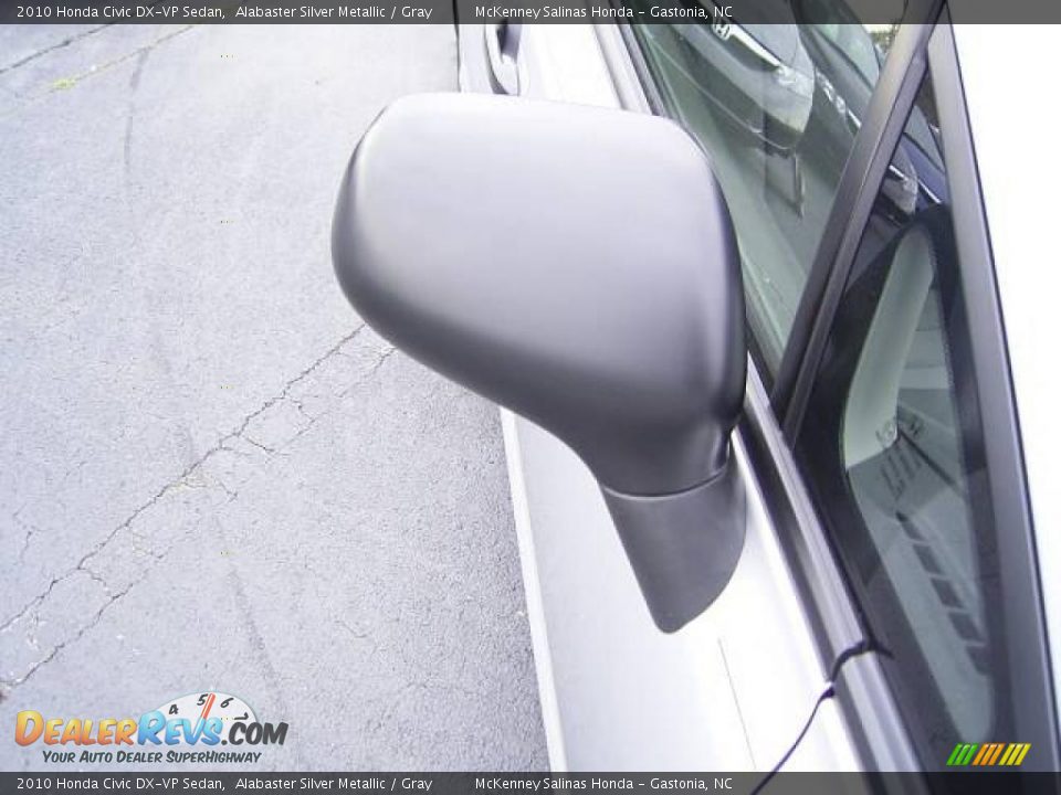 2010 Honda Civic DX-VP Sedan Alabaster Silver Metallic / Gray Photo #19