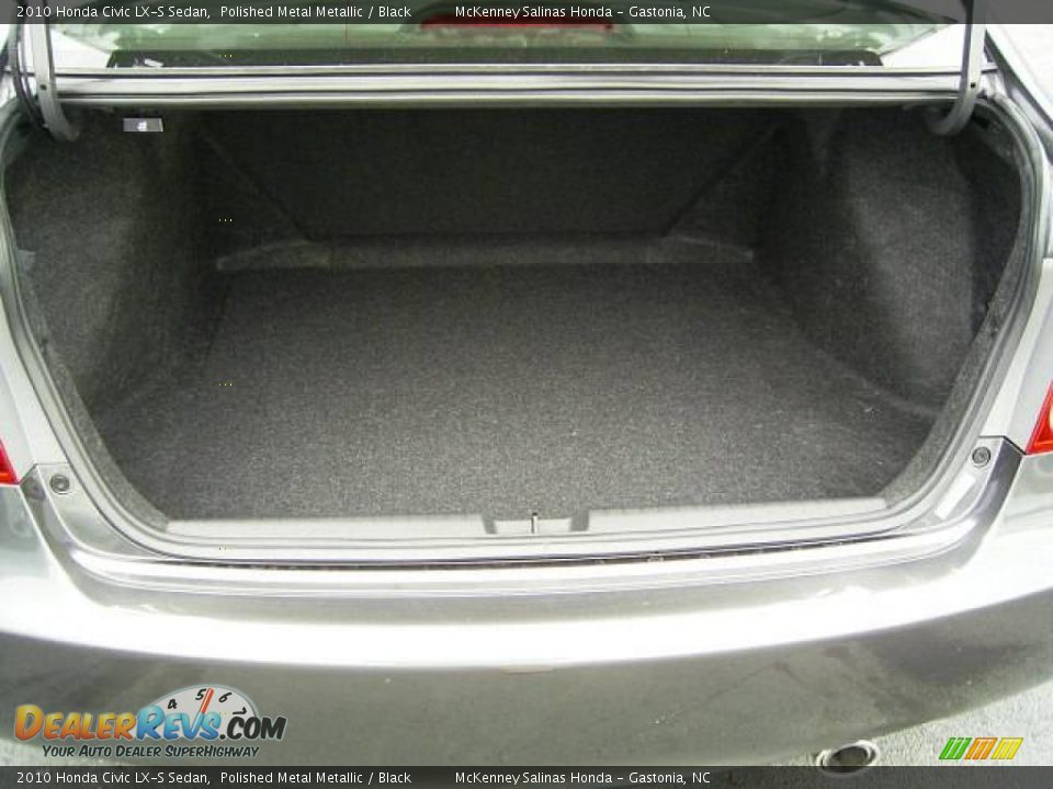 2010 Honda Civic LX-S Sedan Polished Metal Metallic / Black Photo #13