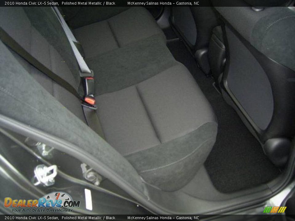 2010 Honda Civic LX-S Sedan Polished Metal Metallic / Black Photo #14
