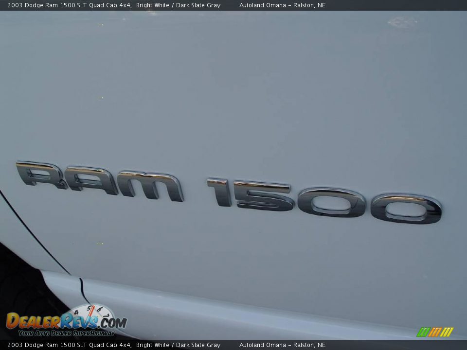 2003 Dodge Ram 1500 SLT Quad Cab 4x4 Bright White / Dark Slate Gray Photo #27