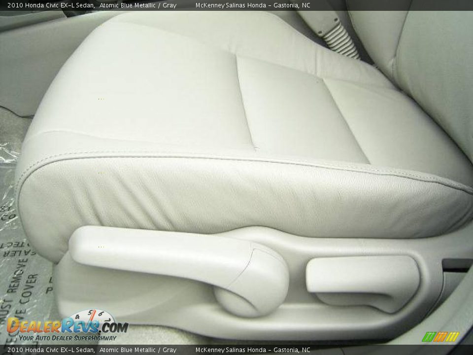 2010 Honda Civic EX-L Sedan Atomic Blue Metallic / Gray Photo #9