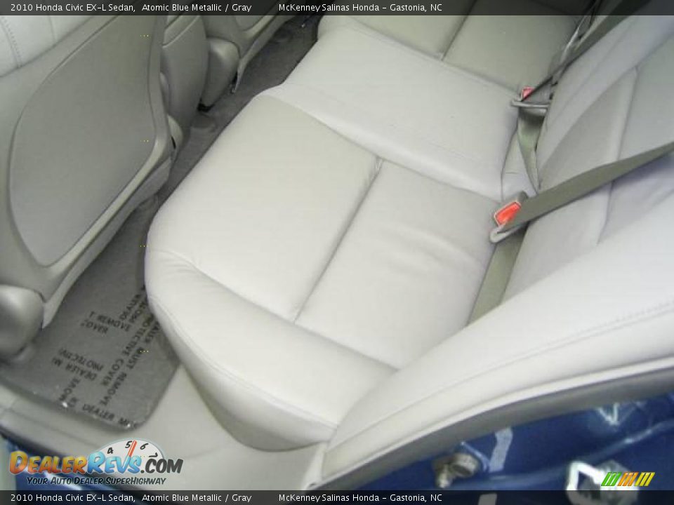 2010 Honda Civic EX-L Sedan Atomic Blue Metallic / Gray Photo #12
