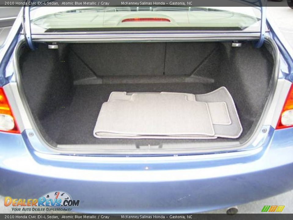2010 Honda Civic EX-L Sedan Atomic Blue Metallic / Gray Photo #13