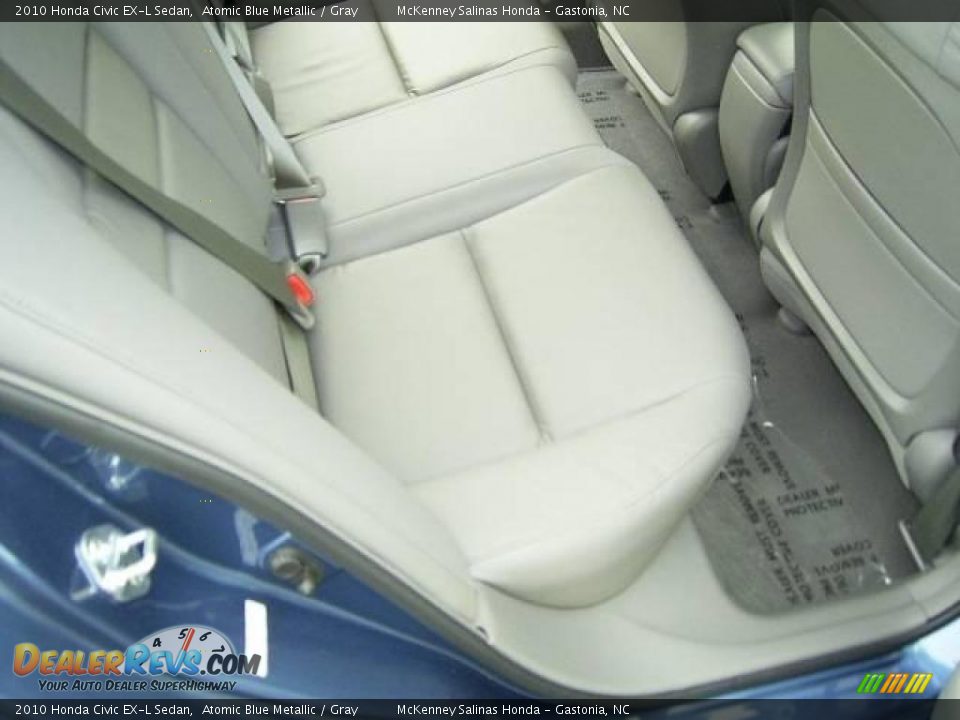 2010 Honda Civic EX-L Sedan Atomic Blue Metallic / Gray Photo #14