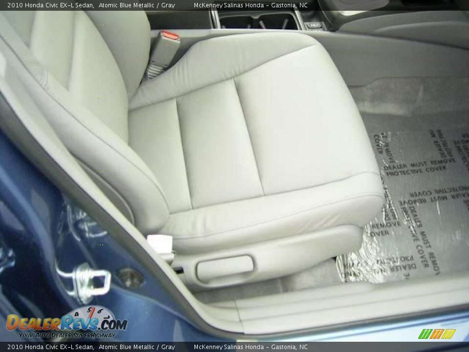 2010 Honda Civic EX-L Sedan Atomic Blue Metallic / Gray Photo #15