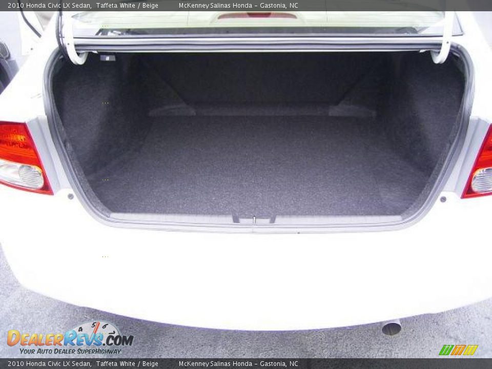 2010 Honda Civic LX Sedan Taffeta White / Beige Photo #12