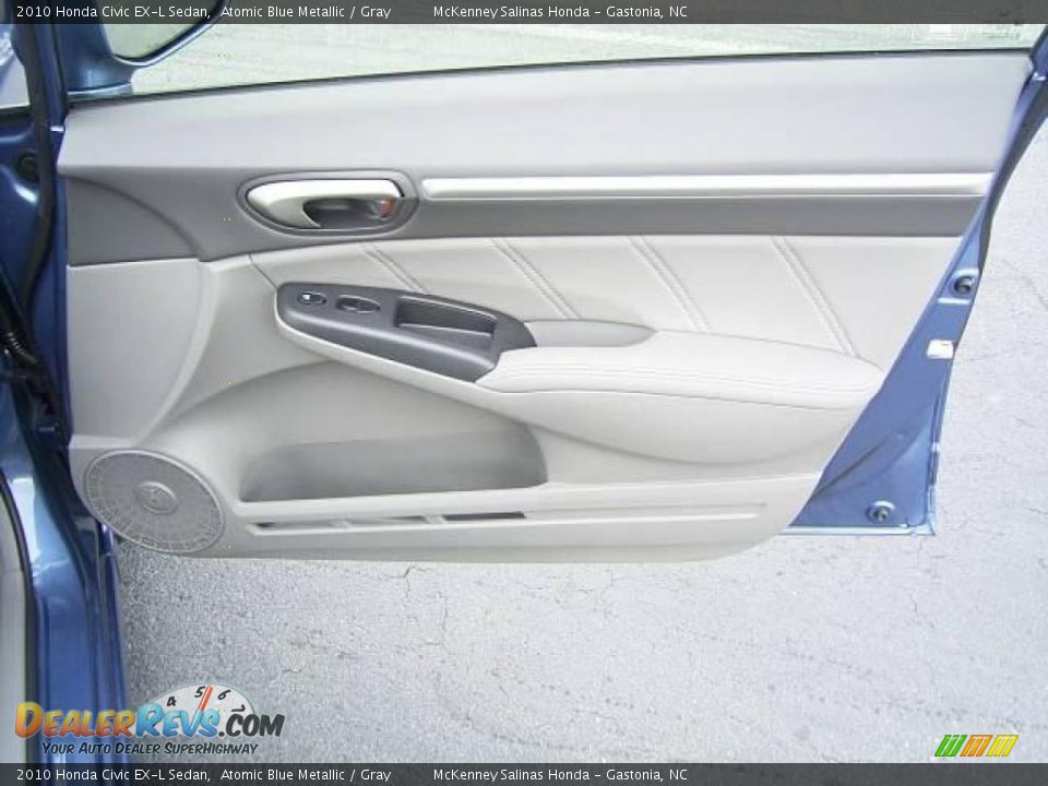 2010 Honda Civic EX-L Sedan Atomic Blue Metallic / Gray Photo #17