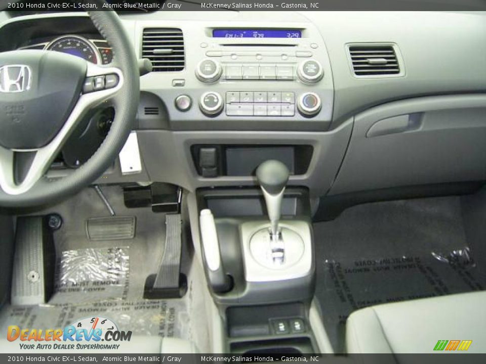 2010 Honda Civic EX-L Sedan Atomic Blue Metallic / Gray Photo #23