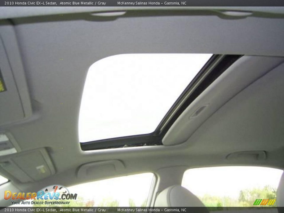 2010 Honda Civic EX-L Sedan Atomic Blue Metallic / Gray Photo #24