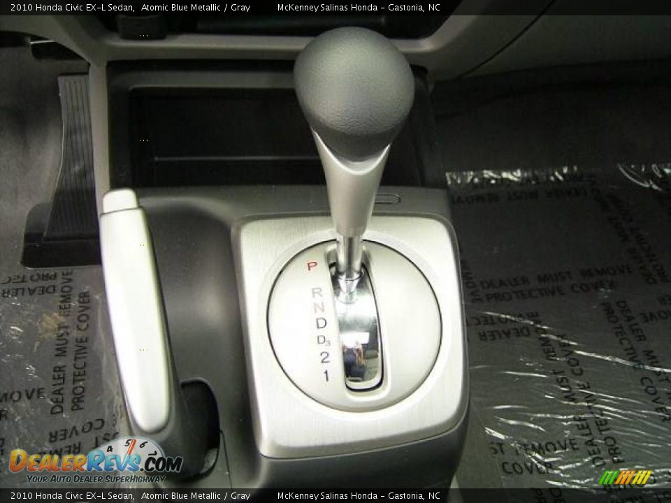2010 Honda Civic EX-L Sedan Atomic Blue Metallic / Gray Photo #25
