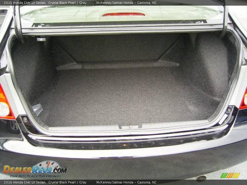 2010 Honda Civic LX Sedan Crystal Black Pearl / Gray Photo #13