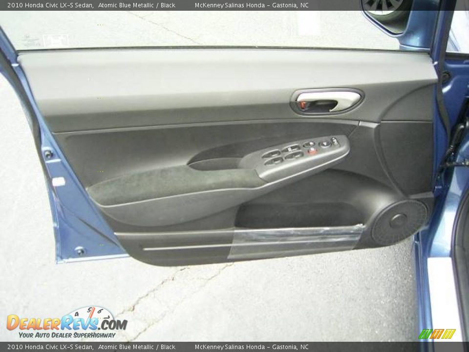 2010 Honda Civic LX-S Sedan Atomic Blue Metallic / Black Photo #7