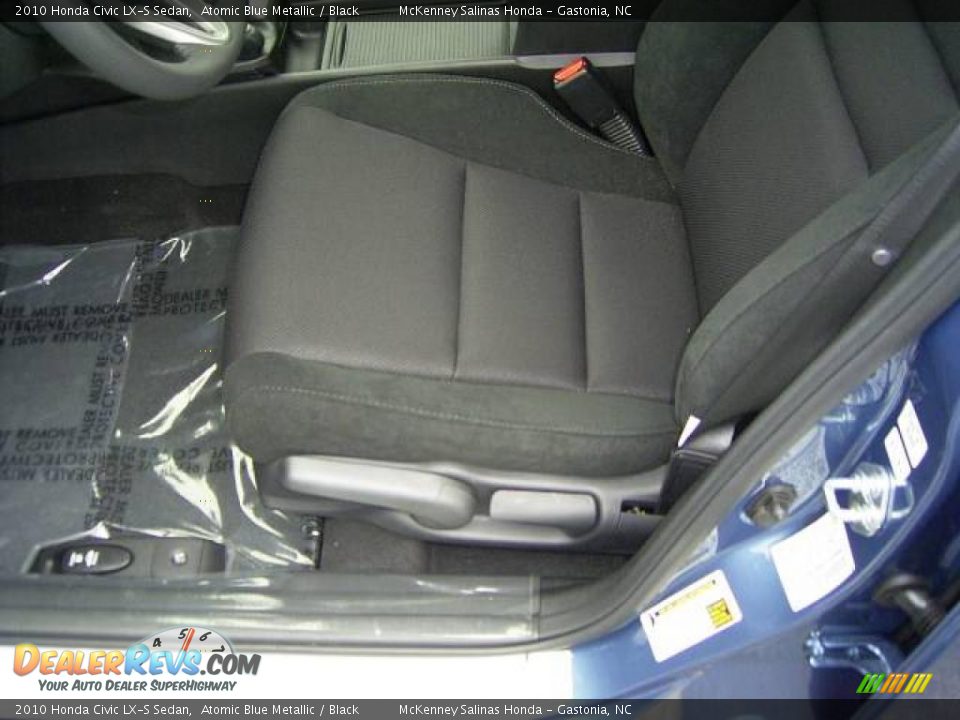2010 Honda Civic LX-S Sedan Atomic Blue Metallic / Black Photo #8